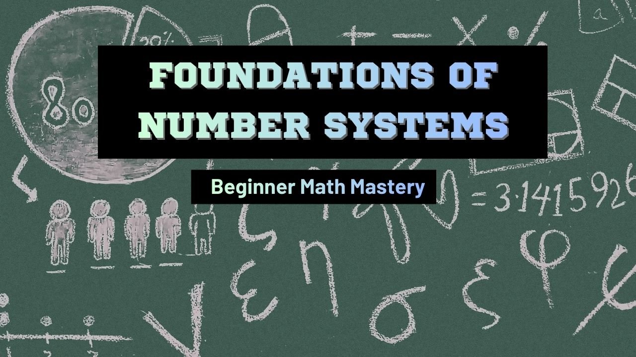 Foundation of numbers Foundation of numbers