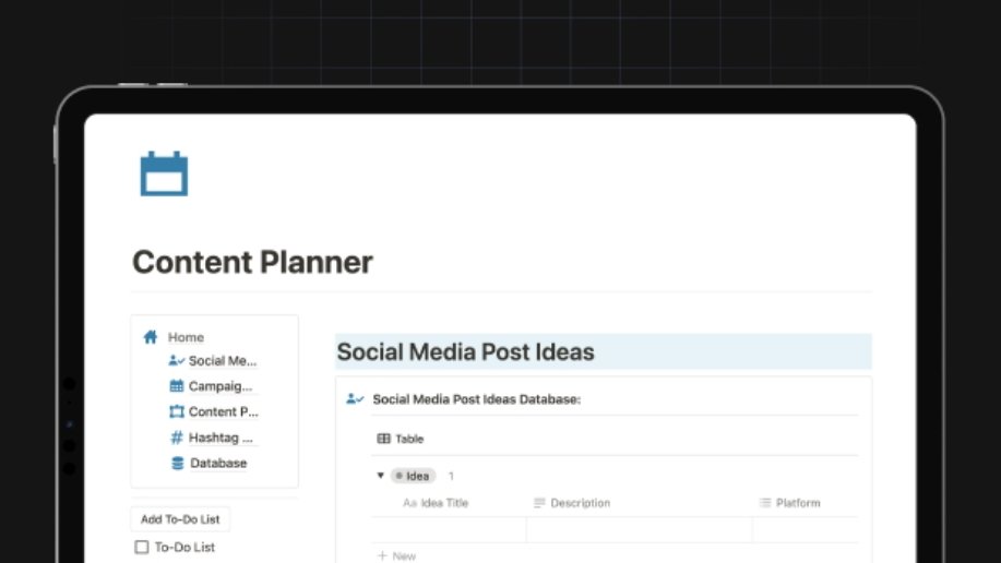 Consistent Content Planner for Busy Creators