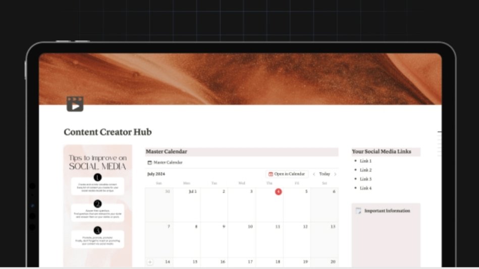 All-in-One Content Creator Command Hub