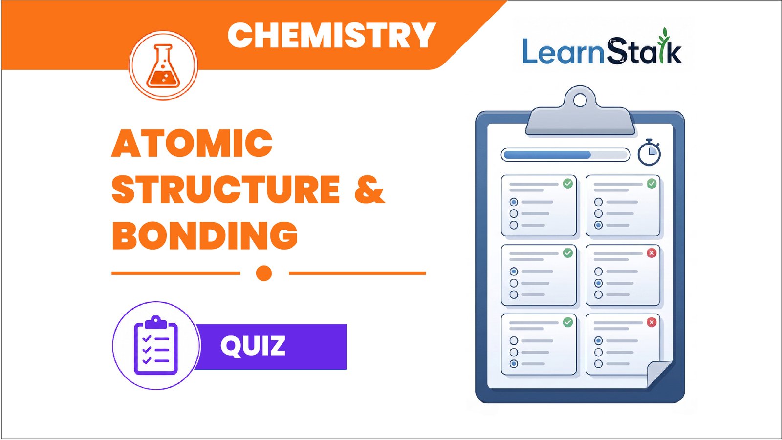 Atomic Structure & Bonding Practice Quiz Atomic Structure & Bonding Practice Quiz