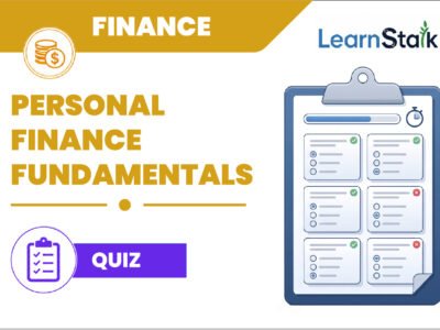 Personal Finance Fundamentals Quiz