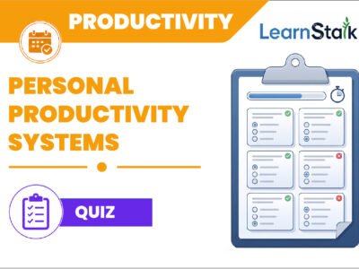 Personal Productivity Systems Quiz
