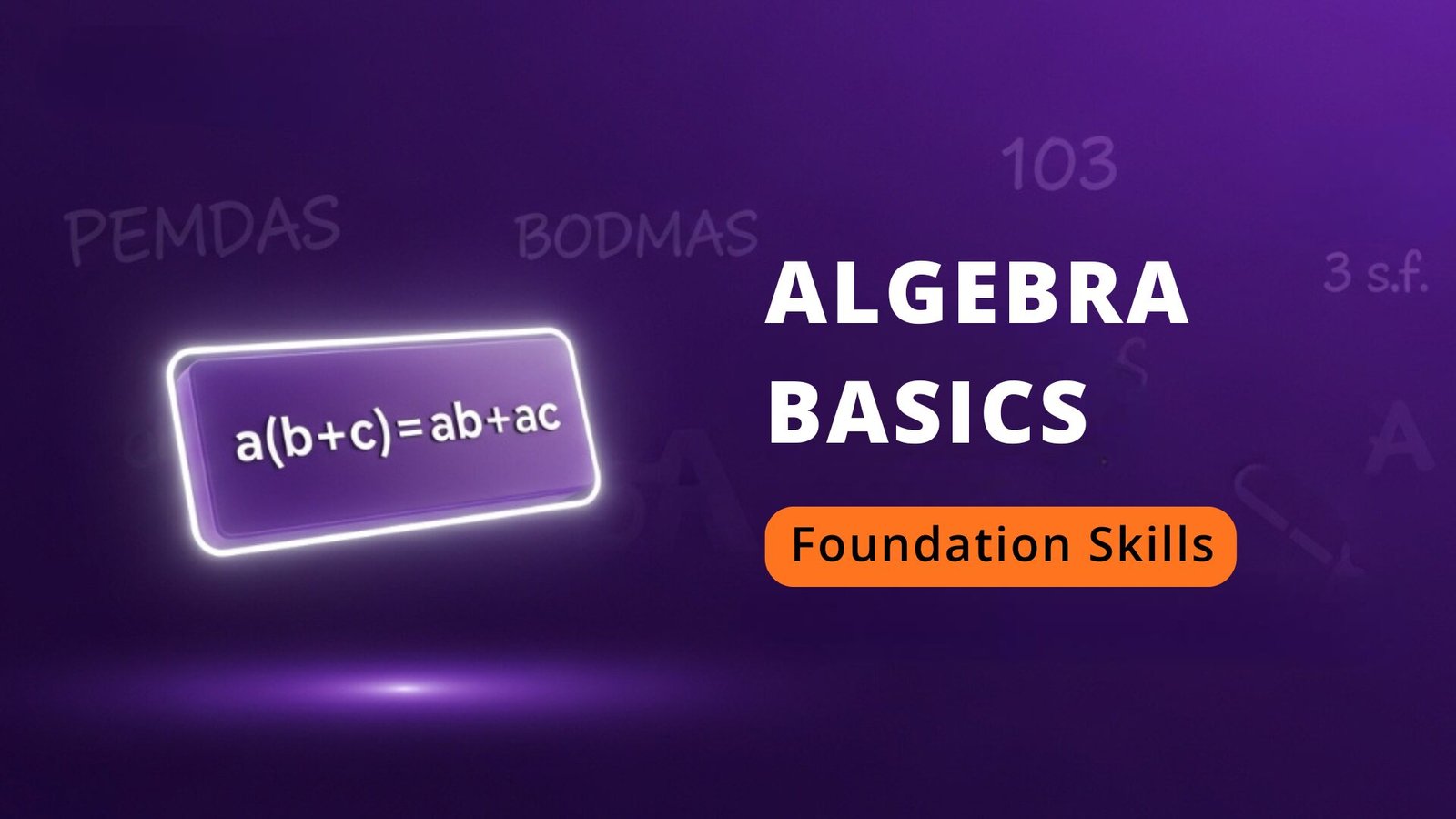 Algebra basics Algebra basics