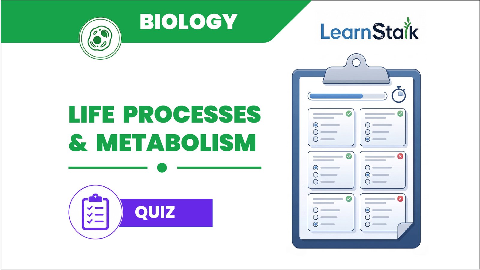 Life processes & metabolism