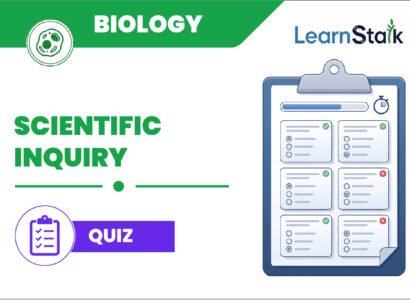 Scientific Inquiry Quiz