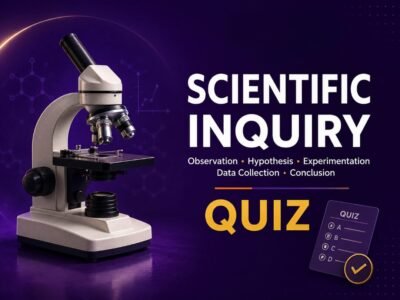 Scientific Inquiry Quiz