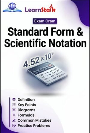 Standard Form & Scientific Notation Exam Cram