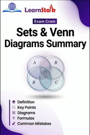 Sets & Venn Diagrams Summary Exam Cram