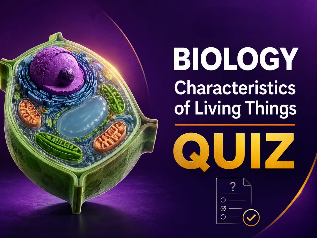 characters of organism quiz