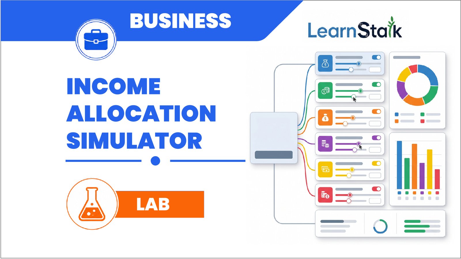 Income allocation simulator Income allocation simulator