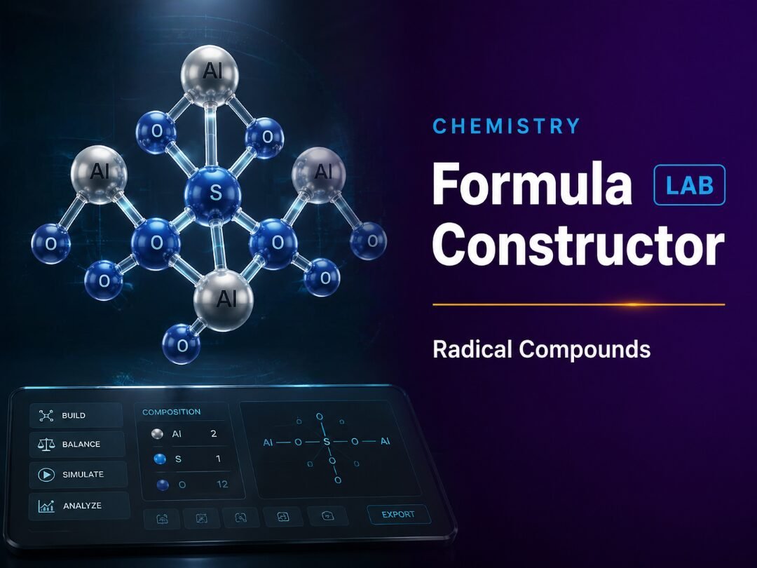 Radical Compounds formula constructor Radical Compounds formula constructor